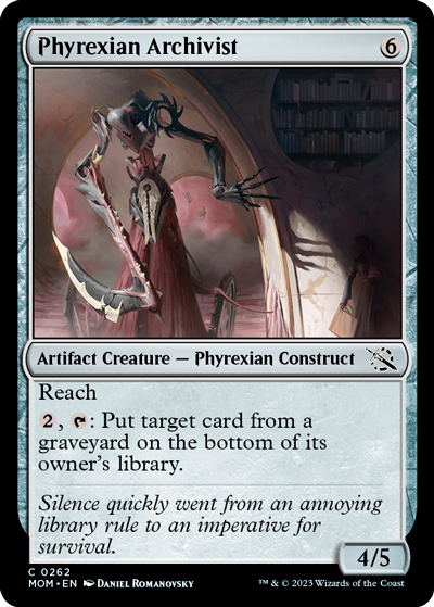 Phyrexian-Archivist---March-of-the-Machine-Spoiler