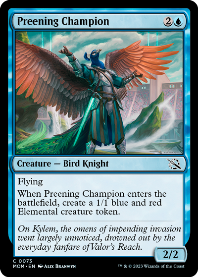 Preening-Champion---March-of-the-Machine-Spoiler