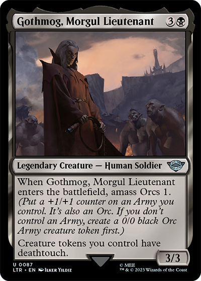 Gothmog, Morgul Lieutenant - Lord of the Rings Tales of Middle-earth Spoiler