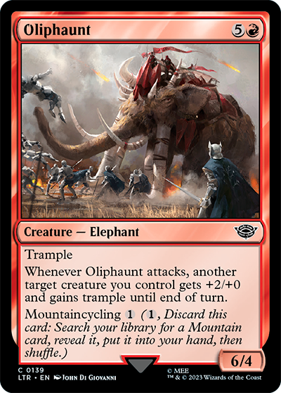 Oliphaunt - Lord of the Rings Tales of Middle-earth Spoiler