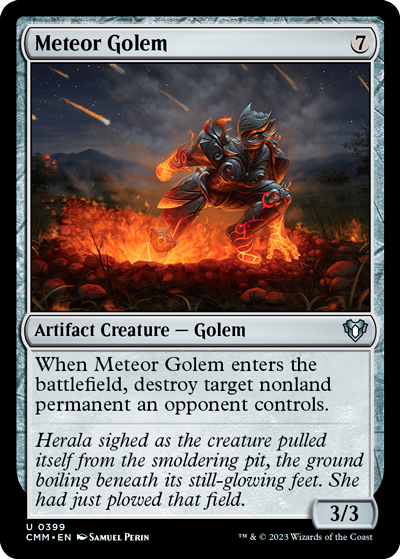 Meteor-Golem---Commander-Masters-Spoiler