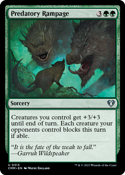 Predatory-Rampage---Commander-Masters-Spoiler