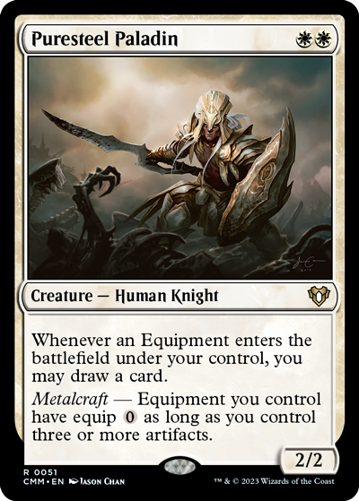 Puresteel-Paladin---Commander-Masters-Spoiler