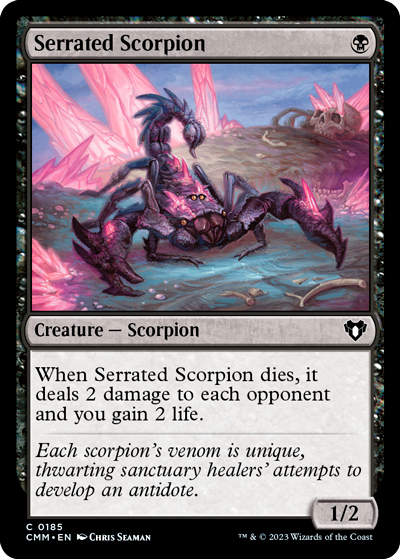 Serrated-Scorpion---Commander-Masters-Spoiler