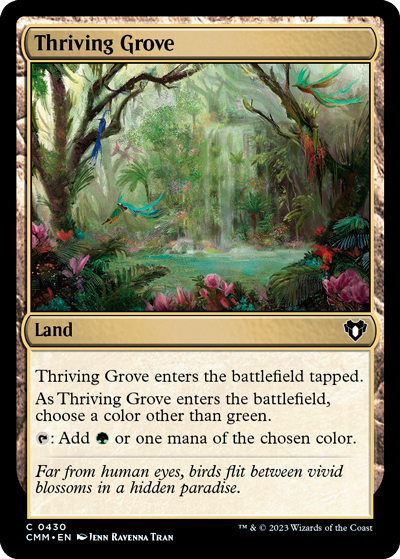 Thriving-Grove---Commander-Masters-Spoiler