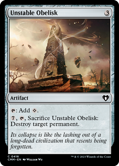 Unstable-Obelisk---Commander-Masters-Spoiler
