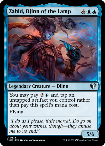 Zahid,-Djinn-of-the-Lamp---Commander-Masters-Spoiler