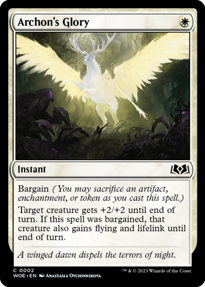 Archon's Glory - Wilds of Eldraine Spoiler