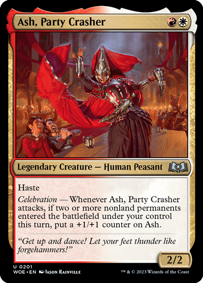 Ash,-Party-Crasher---Wilds-of-Eldraine-Spoiler