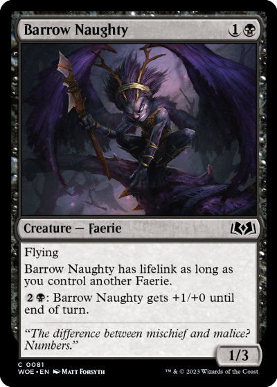 Barrow Naughty - Wilds of Eldraine Spoiler