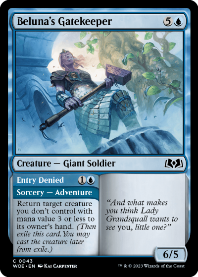 Beluna's Gatekeeper - Wilds of Eldraine Spoiler