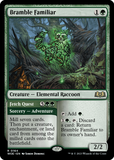 Bramble Familiar - Wilds of Eldraine Spoiler