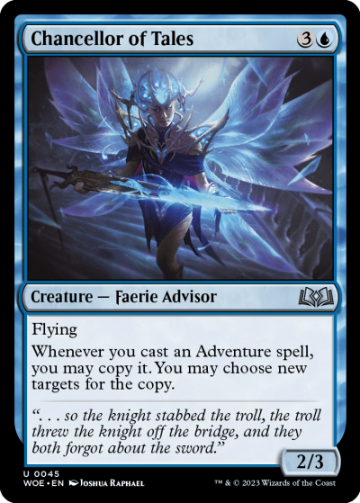 Chancellor of Tales - Wilds of Eldraine Spoiler