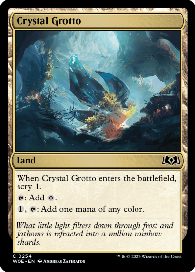 Crystal Grotto - Wilds of Eldraine Spoiler