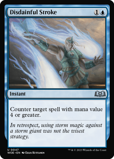 Disdainful Stroke - Wilds of Eldraine Spoiler