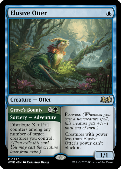 Elusive Otter - Wilds of Eldraine Spoiler