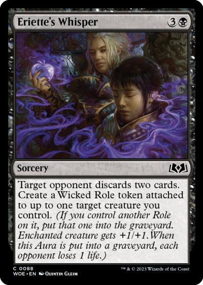 Eriette's Whisper - Wilds of Eldraine Spoiler