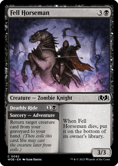 Fell Horseman - Wilds of Eldraine Spoiler