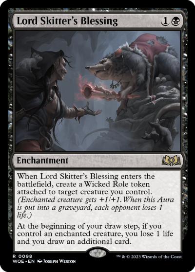 Lord Skitter's Blessing - Wilds of Eldraine Spoiler