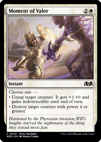 Moment of Valor - Wilds of Eldraine Spoiler