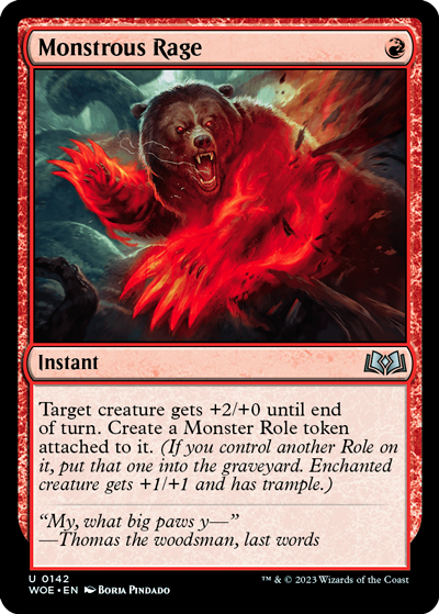 Monstrous-Rage---Wilds-of-Eldraine-Spoiler