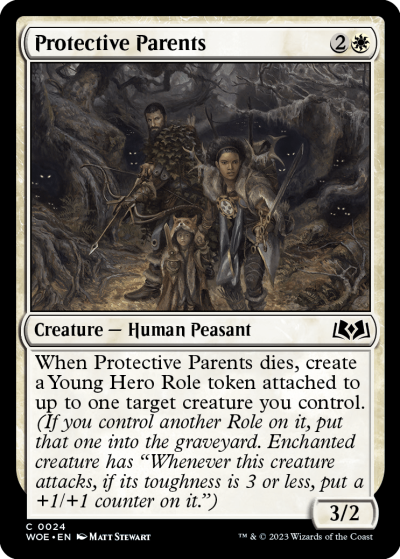 Protective Parents - Wilds of Eldraine Spoiler