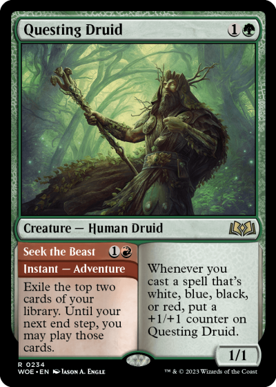 Questing Druid - Wilds of Eldraine Spoiler