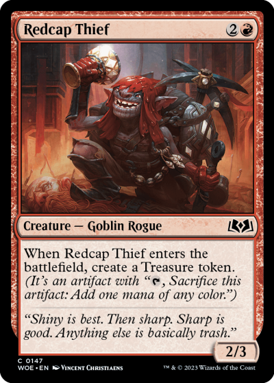 Redcap Thief - Wilds of Eldraine Spoiler