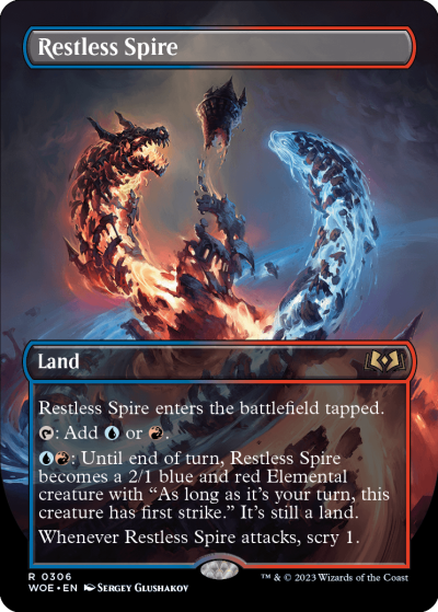 Restless Spire (Variant) - Wilds of Eldraine Spoiler