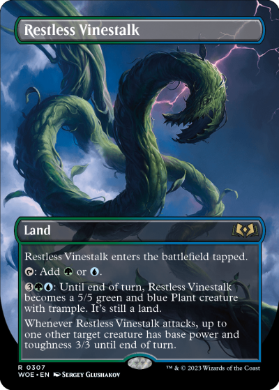 Restless Vinestalk (Variant) - Wilds of Eldraine Spoiler