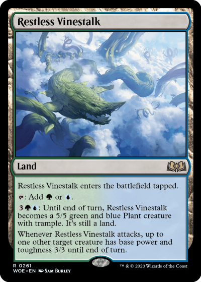 Restless Vinestalk - Wilds of Eldraine Spoiler