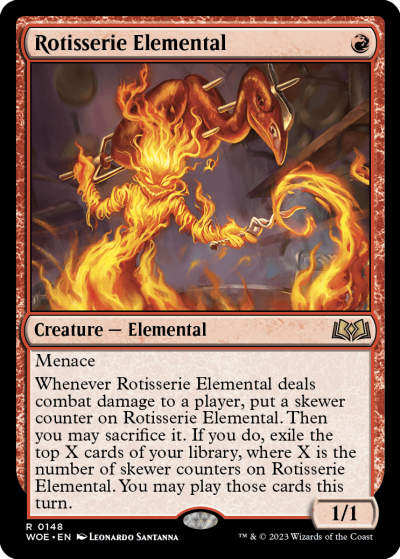 Rotisserie Elemental - Wilds of Eldraine Spoiler