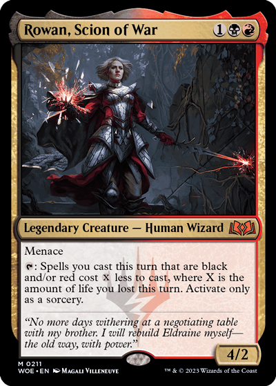 Rowan,-Scion-of-War---Wilds-of-Eldraine-Spoiler