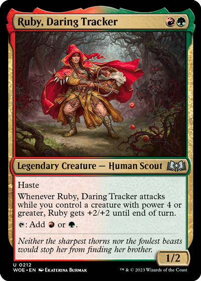 Ruby,-Daring-Tracker---Wilds-of-Eldraine-Spoiler