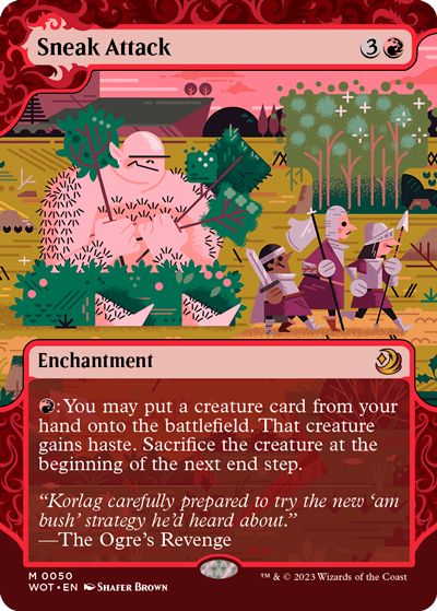 Sneak-Attack-(Variant)---Wilds-of-Eldraine-Spoiler