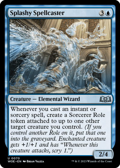 Splashy Spellcaster - Wilds of Eldraine Spoiler