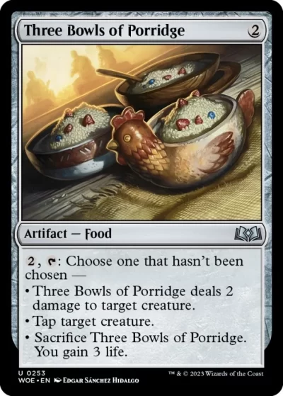 Three Bowls of Porridge