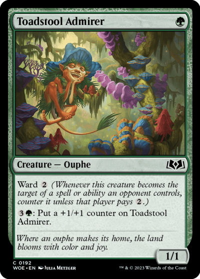 Toadstool Admirer - Wilds of Eldraine Spoiler