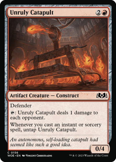 Unruly Catapult - Wilds of Eldraine Spoiler