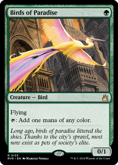 Birds of Paradise - Ravnica Remastered Spoiler