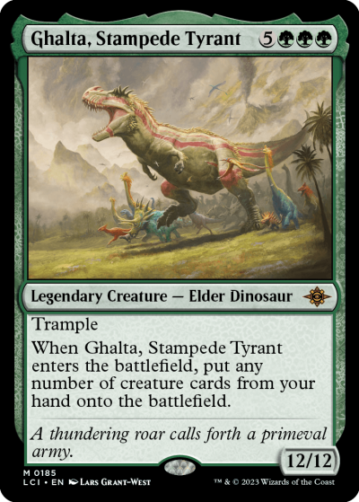 Ghalta, Stampede Tyrant - The Lost Caverns of Ixalan Spoiler