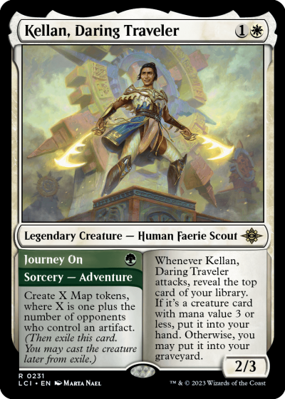 Kellan, Daring Traveler - The Lost Caverns of Ixalan Spoiler