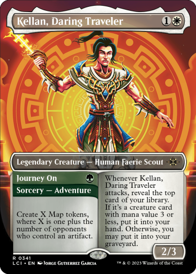 Kellan, Daring Traveler (Variant) - The Lost Caverns of Ixalan Spoiler