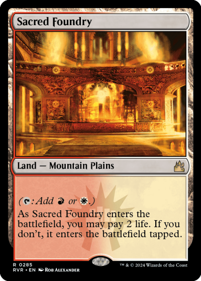 Sacred Foundry - Ravnica Remastered Spoiler