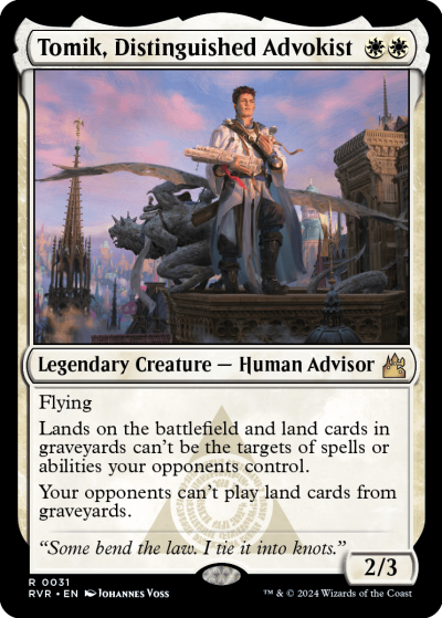 Tomik, Distinguished Advokist - Ravnica Remastered Spoiler