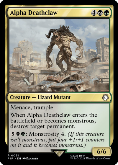 Alpha Deathclaw - Fallout Spoiler