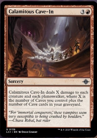 Calamitous Cave-In