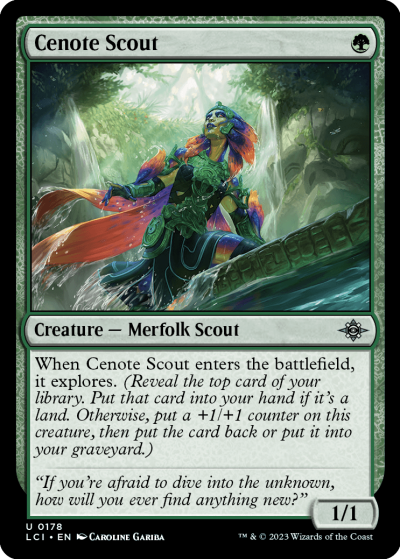 Cenote Scout - The Lost Caverns of Ixalan Spoiler