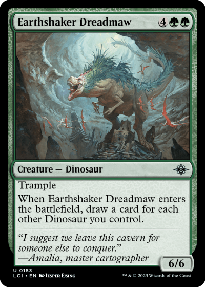 Earthshaker Dreadmaw - The Lost Caverns of Ixalan Spoiler