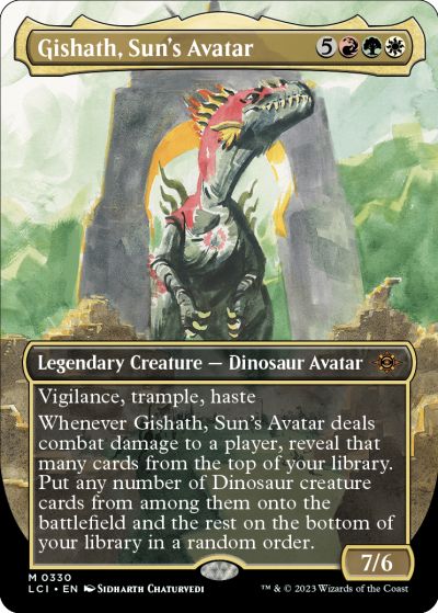 Gishath, Sun's Avatar (Variant) - The Lost Caverns of Ixalan Spoiler